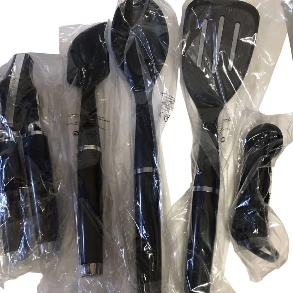 NIB Crofton New In Box PBA FREE 15 Pc Kitchen Tool Set Black Dishwasher …